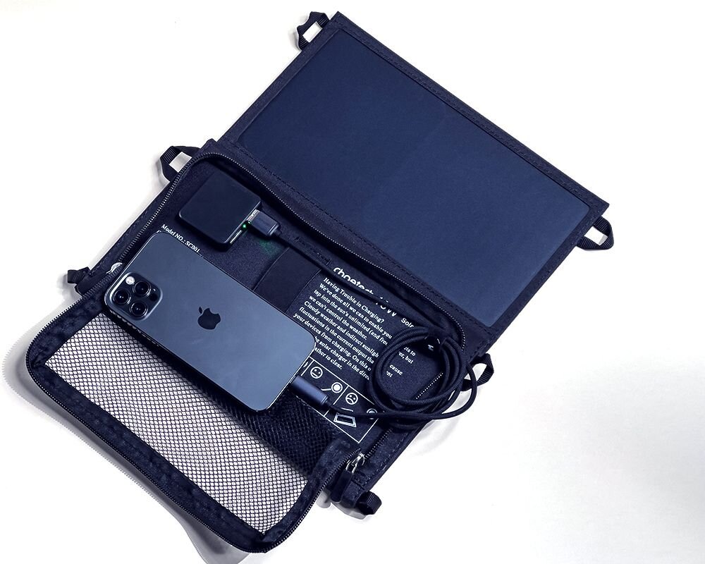 ładowarka solarna, ładowarka słoneczna, choetech sc001