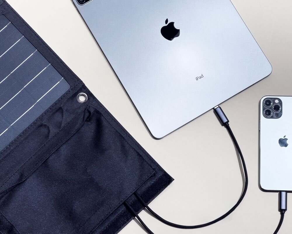 ładowarka słoneczna solarna power bank turystyczny choetech sc005