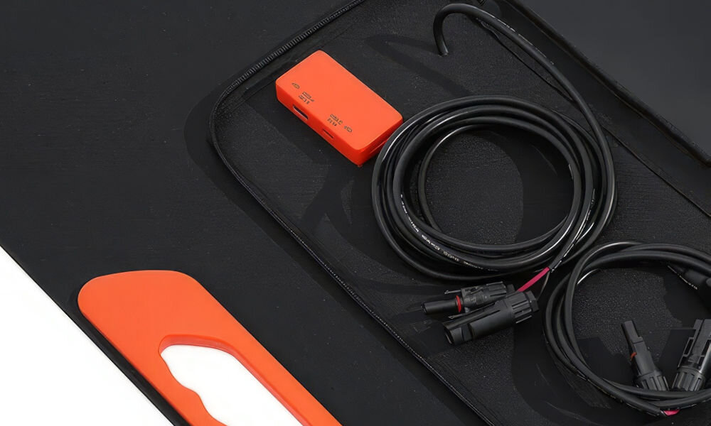 Panel fotowoltaiczny 70MAI Portable Solar Panel 110 W uchwyt podpórka organizer na kable