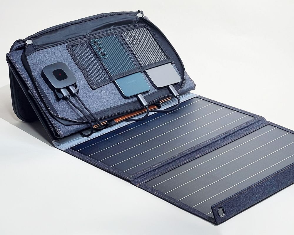 ładowarka solarna ładowarka słoneczna składany panel słoneczny turystyczna ładowarka solarna choetech sc006