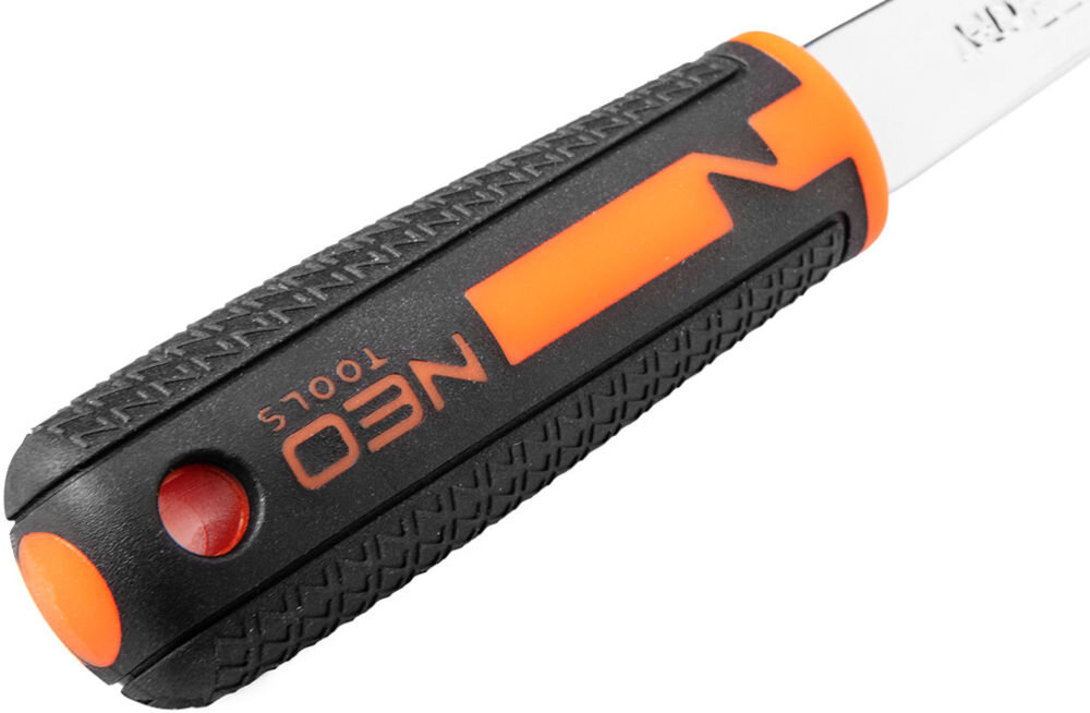 Klucze nasadowe NEO TOOLS 10-004 (46 elementów) maksymalny komfort użytkowania praca profesjonalna domowy warsztat stabilny chwyt lepsza kontrola pracy ergonomiczny kształt wygoda długotrwałe zadania precyzyjne wymagające czynności