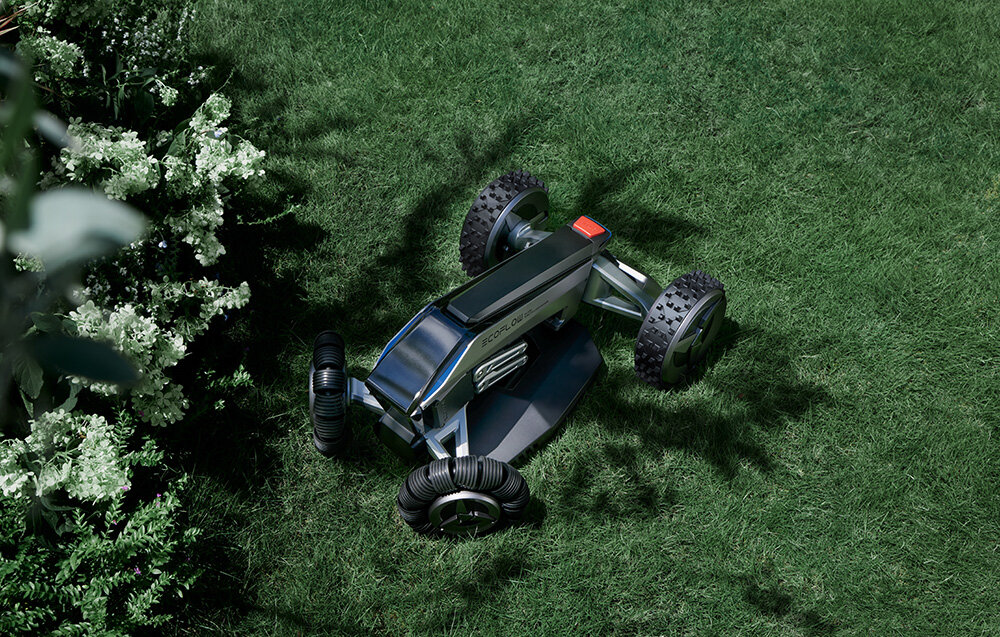 Robot koszący ECOFLOW Blade sterowanie Wi-Fi czas trwania koszenia około 120 minut
