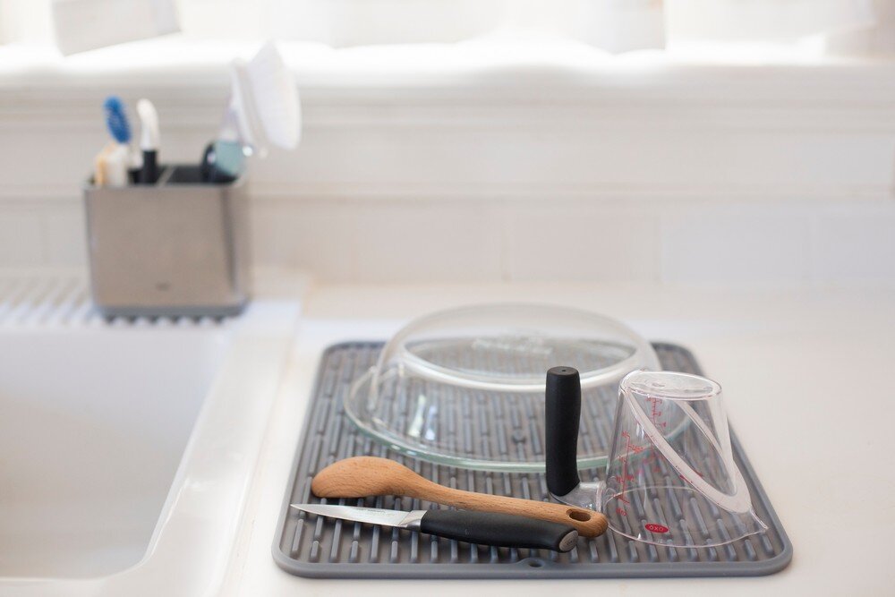 Mata do zlewu OXO Good Grips O-13138200 32x41 cm Szary