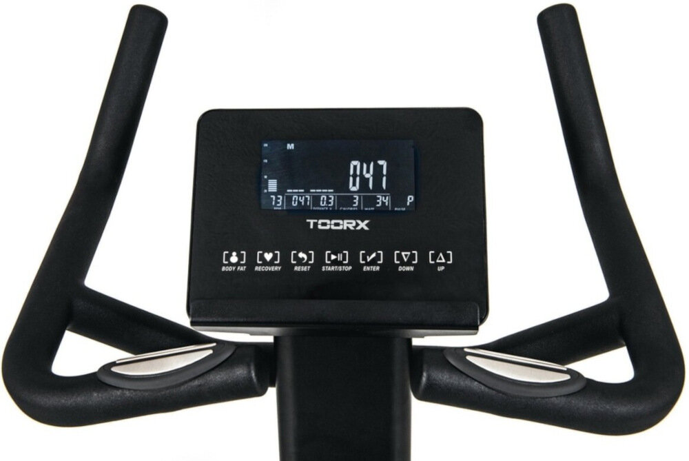 Rower indukcyjny TOORX BRX 3000 modul Bluetooth wspolpraca z aplikacjami iConsole+ Kinomap uchwyt na telefon
