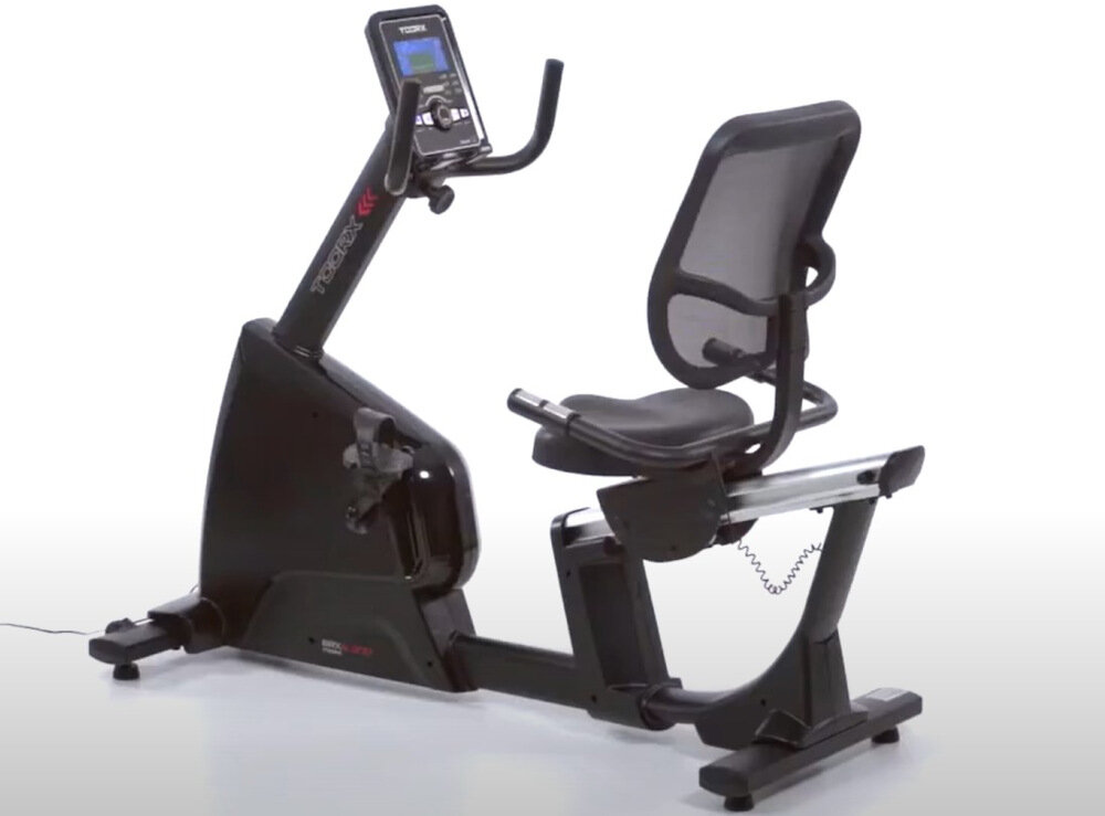 Rower magnetyczny TOORX BRX-R300 HRC pomoze w rehabilitacji wygodne siedzisko mozliwosc regulacji niskie wejscie spelnia wszelkie standardy dotyczce parametrow sprzetu rehabilitacyjnego duza ciezka konstrukcja 53 kg