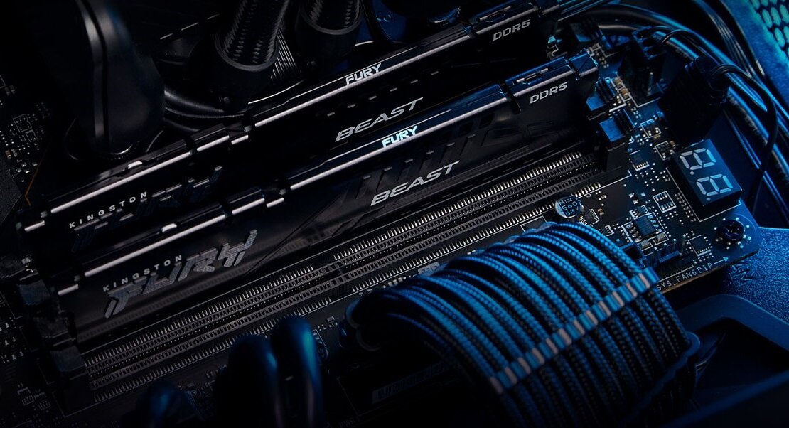 Pamięć RAM KINGSTON Fury Beast niezwykła szybkość najwyższy poziom jakości technologia Intel XMP Większa prędkość Wydajność