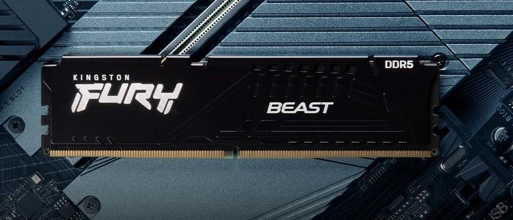 Pamięć RAM KINGSTON Fury Beast niezwykła szybkość najwyższy poziom jakości technologia Intel XMP Większa prędkość Wydajność