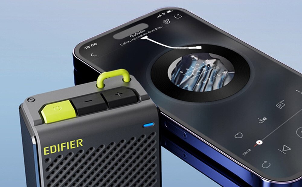 Głośnik mobilny EDIFIER MP85 koncert muzyka jakość dźwięk stabilność połączenie łączność bezprzewodowa wycieczki czas pracy aplikacja