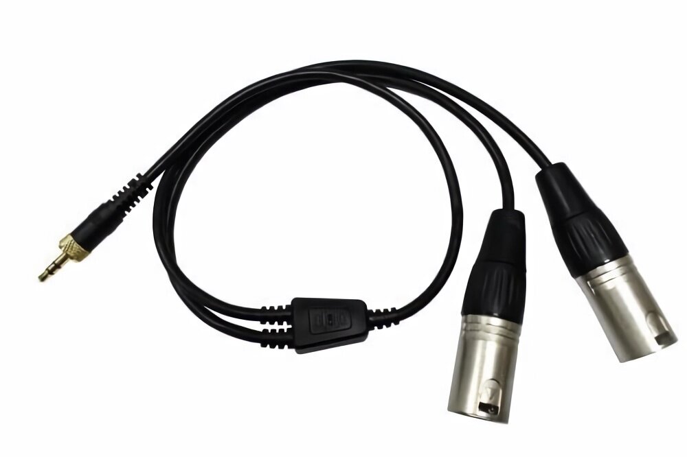 Adapter CKMOVA AC-TLX2 TRS 3.5 mm - 2 x XLR męski 0.48 m - Adapter TRS - XLR 3.5 mm do 2 x XLR