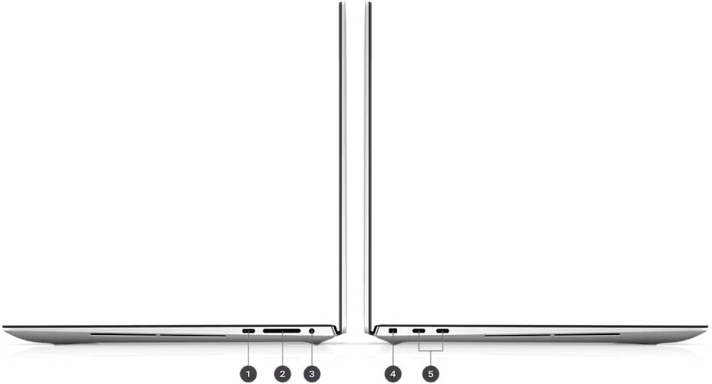 Laptop DELL XPS 9530-6213 15.6 OLED i7-13700H 16GB RAM 1TB SSD GeForce RTX4060 Windows 11 Professional porty łączność