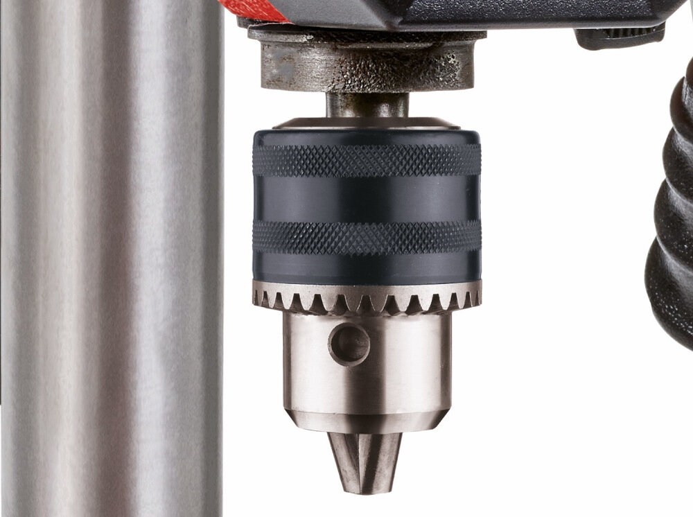 Wiertarka stołowa EINHEL TC-BD 500 4520593 regulowany ogranicznik glebokosci do 50 mm solidny uchwyt przekladniowy mocowanie B16 wiertla o srednicach od 1,5 mm do 13 mm