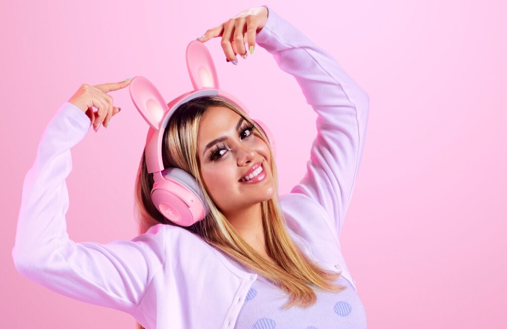 Słuchawki RAZER Kraken Kitty V2 Pro design komfort lekkość dźwięk jakość wrażenia słuchowe ergonomia lekkość sport aktywność podróże czas pracy działanie akumulator