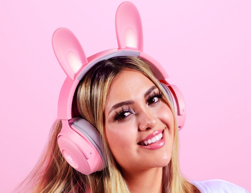 Słuchawki RAZER Kraken Kitty V2 Pro design komfort lekkość dźwięk jakość wrażenia słuchowe ergonomia lekkość sport aktywność podróże czas pracy działanie akumulator