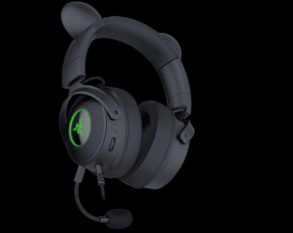 Słuchawki RAZER Kraken Kitty V2 Pro design komfort lekkość dźwięk jakość wrażenia słuchowe ergonomia lekkość sport aktywność podróże czas pracy działanie akumulator