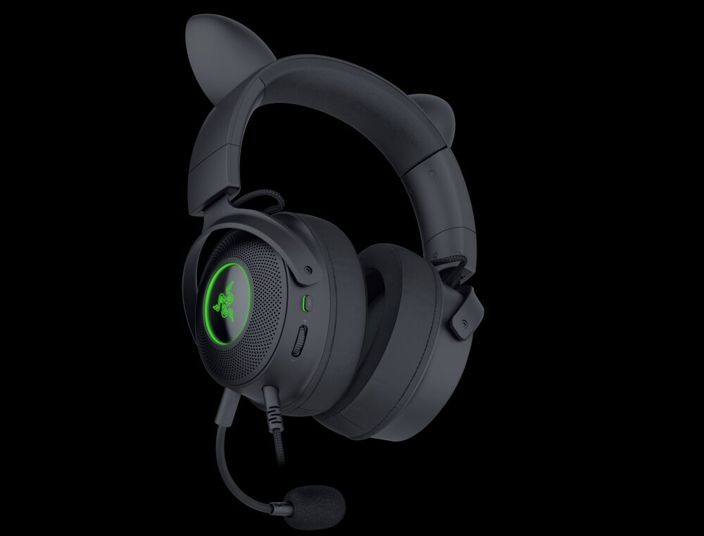 Słuchawki RAZER Kraken Kitty V2 Pro design komfort lekkość dźwięk jakość wrażenia słuchowe ergonomia lekkość sport aktywność podróże czas pracy działanie akumulator
