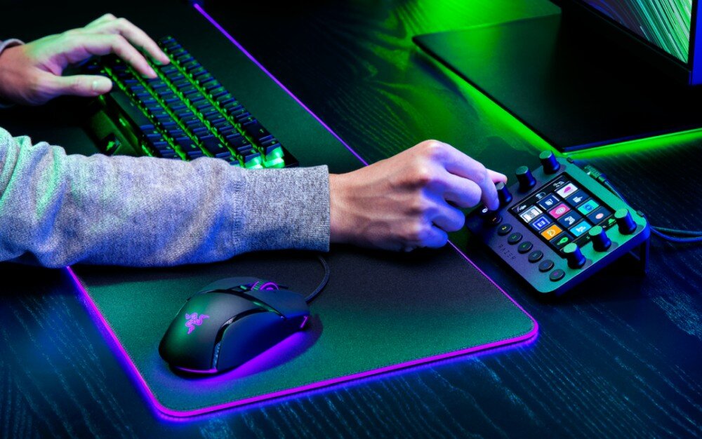 Panel RAZER Stream Controller X stream narzędzia obsługa design wyjątkowość platformy kontrola audio wideo