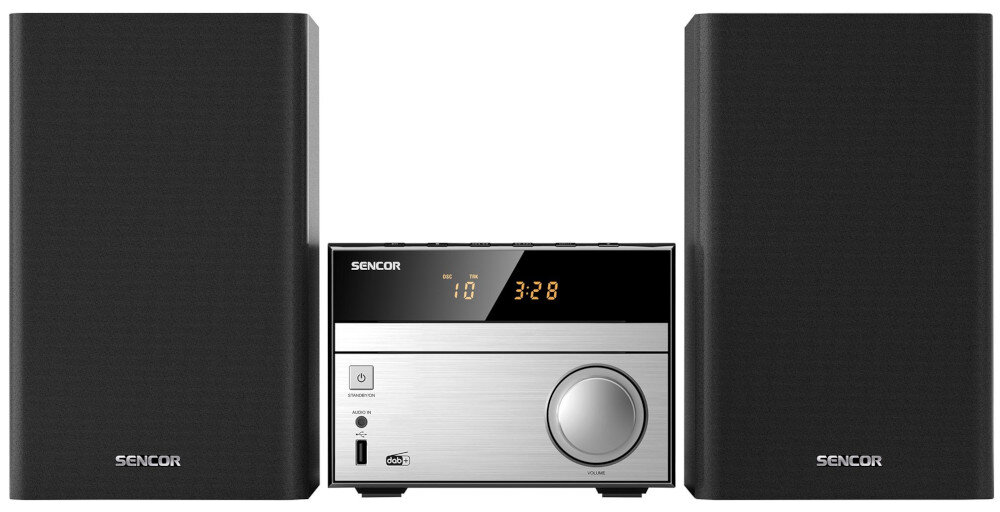 Wieża SENCOR SMC 4600DBR szerokie pasmo przenoszenia od 84 Hz do 16 kHz