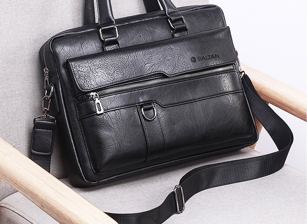 Torba na laptopa BALTAN Classic eko skóra komfort elegancka torba latop apple