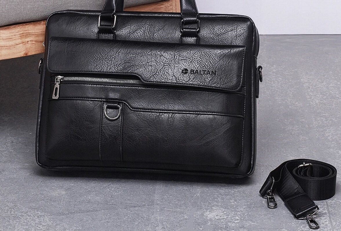 Torba na laptopa BALTAN Classic eko skóra komfort elegancka torba latop apple