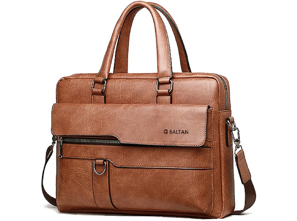 Torba na laptopa BALTAN Classic eko skóra komfort elegancka torba latop apple