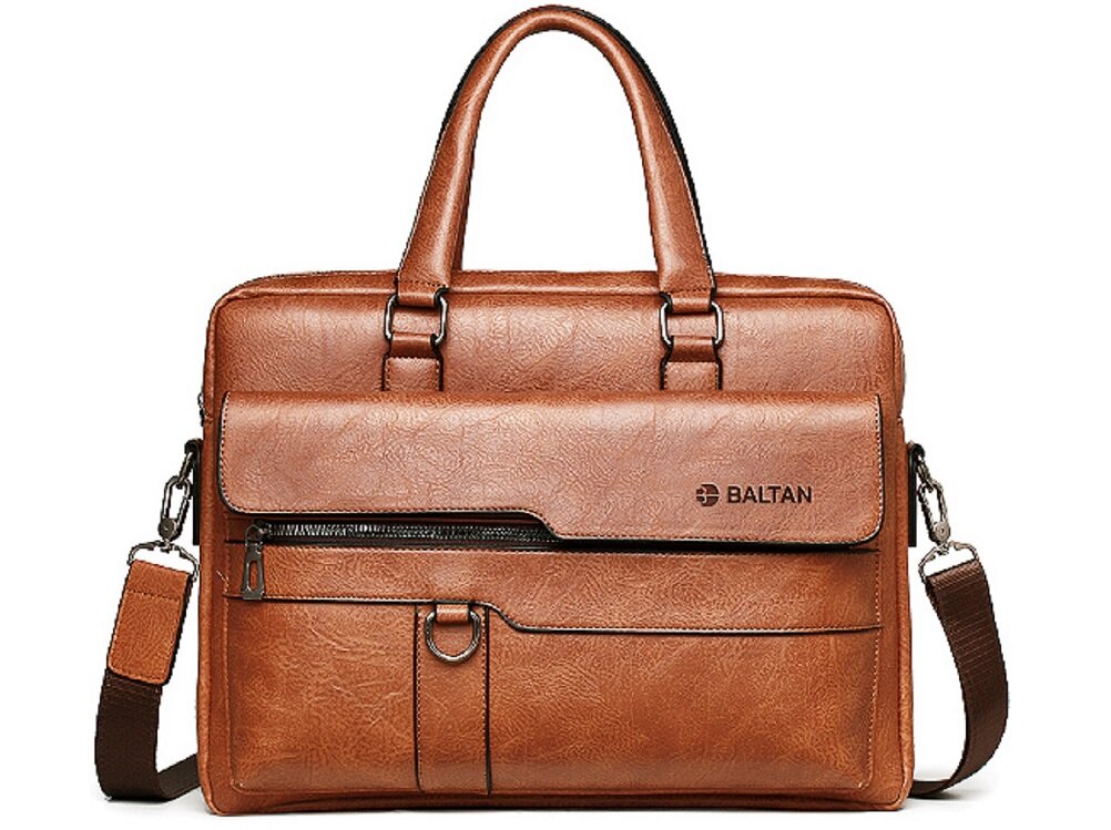 Torba na laptopa BALTAN Classic eko skóra komfort elegancka torba latop apple