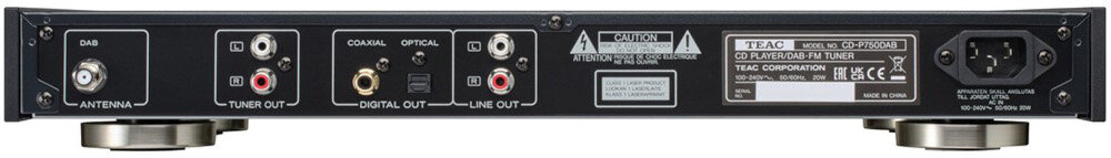 Odtwarzacz CD TEAC CD-P750DAB - tuner DAB+/FM