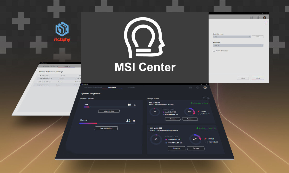 Dysk MSI Spatium S270 960GB SSD aplikacja funkcje oprogramowanie