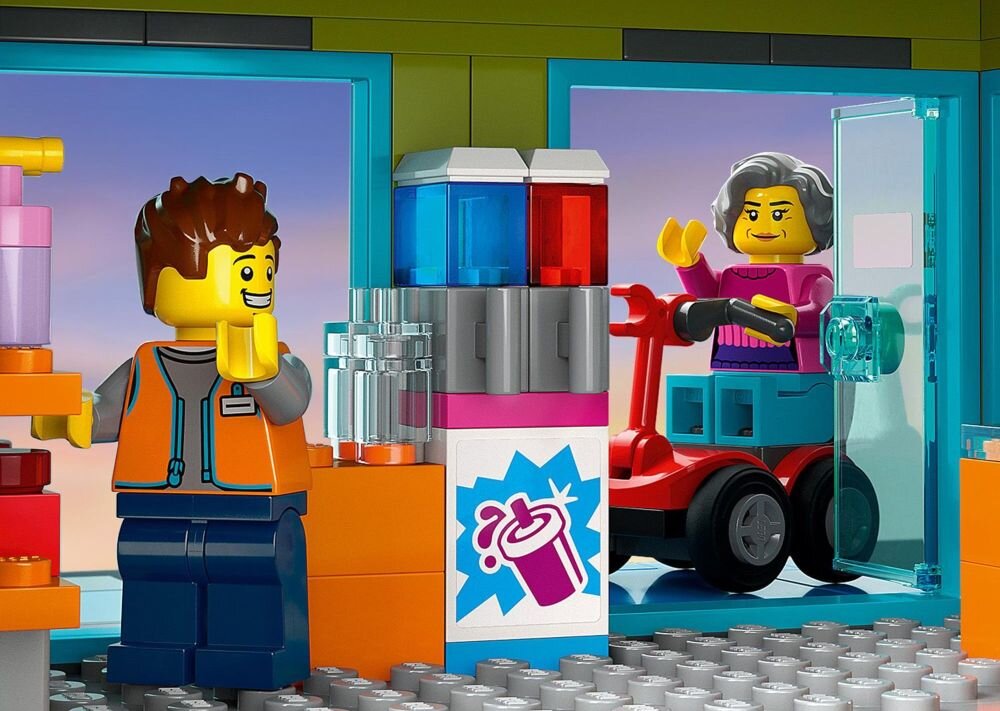 LEGO City Apartamentowiec 60365 klocki elementy zabawa łączenie figurki akcesoria figurka zestaw