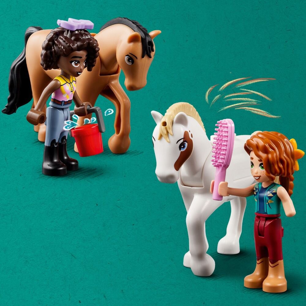 LEGO Friends Stajnia Autumn 41745 klocki elementy zabawa łączenie figurki akcesoria figurka zestaw