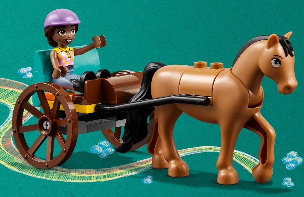 LEGO Friends Stajnia Autumn 41745 klocki elementy zabawa łączenie figurki akcesoria figurka zestaw