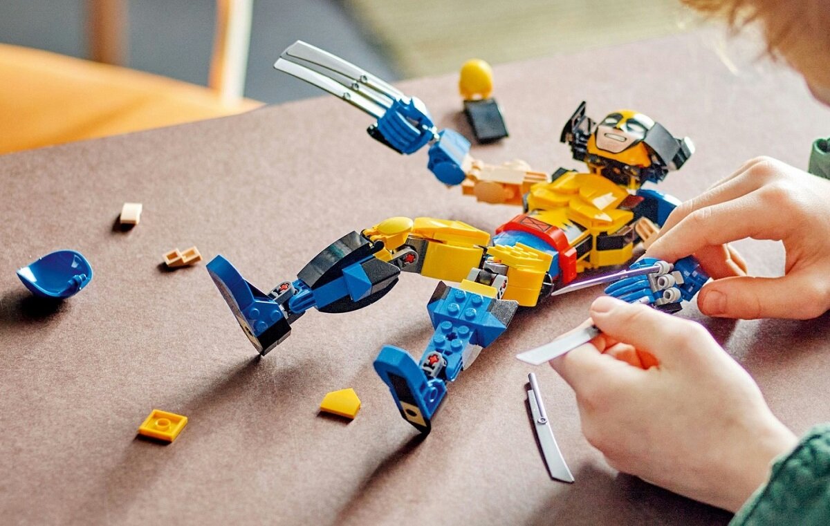 LEGO Marvel Figurka Wolverine’a do zbudowania 76257 dziecko kreatywność zabawa nauka rozwój klocki figurki minifigurki jakość tradycja konstrukcja nauka wyobraźnia role jakość bezpieczeństwo wyobraźnia budowanie pasja hobby funkcje instrukcja aplikacja LEGO Builder