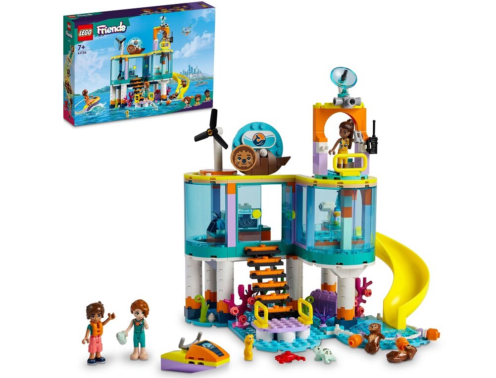 LEGO Friends Morskie centrum ratunkowe 41736 dziecko kreatywność zabawa nauka rozwój klocki figurki minifigurki jakość tradycja konstrukcja nauka wyobraźnia role jakość bezpieczeństwo wyobraźnia budowanie pasja hobby funkcje instrukcja aplikacja LEGO Builder