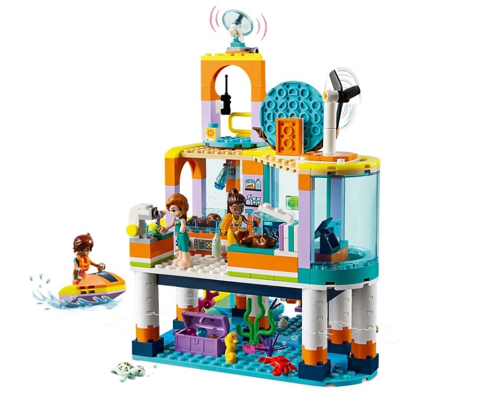 LEGO Friends Morskie centrum ratunkowe 41736 dziecko kreatywność zabawa nauka rozwój klocki figurki minifigurki jakość tradycja konstrukcja nauka wyobraźnia role jakość bezpieczeństwo wyobraźnia budowanie pasja hobby funkcje instrukcja aplikacja LEGO Builder