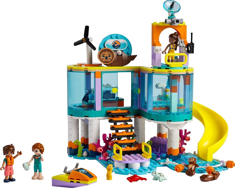 LEGO Friends Morskie centrum ratunkowe 41736 dziecko kreatywność zabawa nauka rozwój klocki figurki minifigurki jakość tradycja konstrukcja nauka wyobraźnia role jakość bezpieczeństwo wyobraźnia budowanie pasja hobby funkcje instrukcja aplikacja LEGO Builder