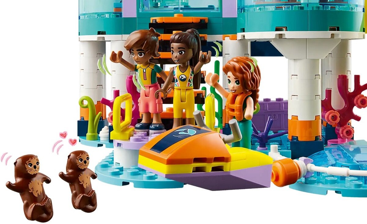 LEGO Friends Morskie centrum ratunkowe 41736 dziecko kreatywność zabawa nauka rozwój klocki figurki minifigurki jakość tradycja konstrukcja nauka wyobraźnia role jakość bezpieczeństwo wyobraźnia budowanie pasja hobby funkcje instrukcja aplikacja LEGO Builder