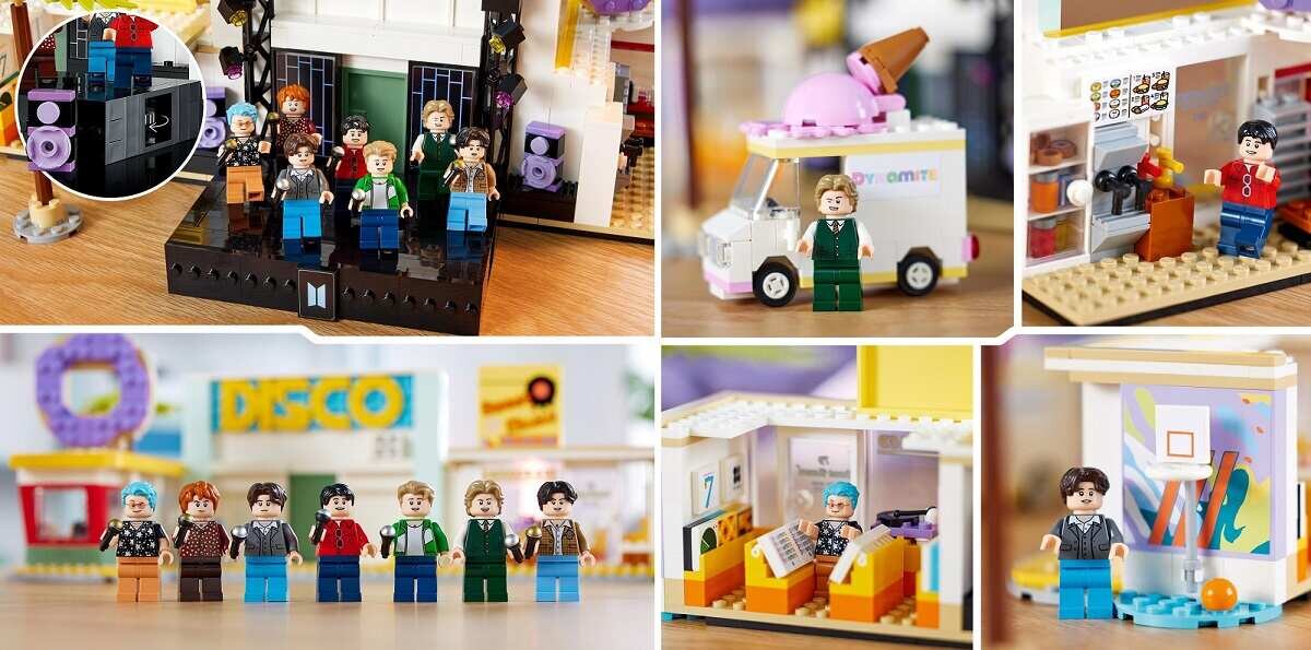 LEGO IDEAS BTS Dynamite 21339 dziecko kreatywność zabawa nauka rozwój klocki figurki minifigurki jakość tradycja konstrukcja nauka wyobraźnia role jakość bezpieczeństwo wyobraźnia budowanie pasja hobby funkcje instrukcja aplikacja LEGO Builder