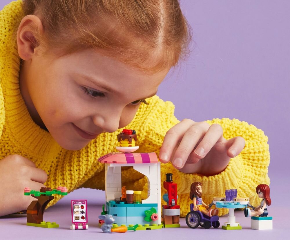 LEGO Friends Naleśnikarnia 41753 klocki elementy zabawa łączenie figurki akcesoria figurka zestaw