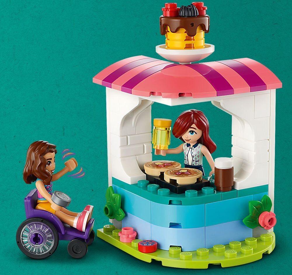 LEGO Friends Naleśnikarnia 41753 klocki elementy zabawa łączenie figurki akcesoria figurka zestaw