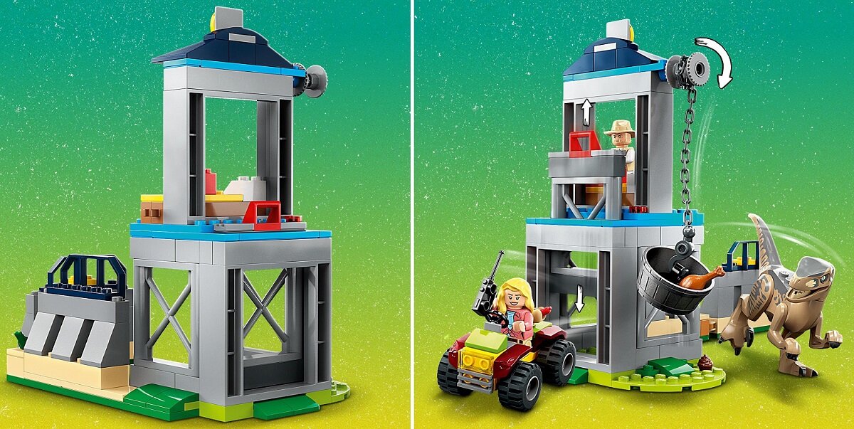 LEGO Jurassic World Ucieczka welociraptora 76957 dziecko kreatywność zabawa nauka rozwój klocki figurki minifigurki jakość tradycja konstrukcja nauka wyobraźnia role jakość bezpieczeństwo wyobraźnia budowanie pasja hobby funkcje instrukcja aplikacja LEGO Builder