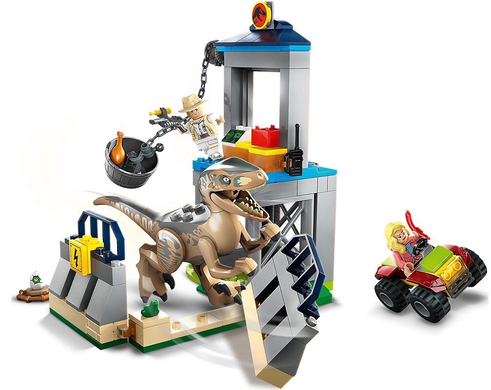 LEGO Jurassic World Velociraptor Escape 76957 Дитяча творчість Розваги Наука Розвиток Будівельні блоки Мініфігурки Якість Традиція Будівництво Наука Уява Ролі Якість Безпека Уява Будівництво Пристрасть Хобі Особливості Ручне застосування Конструктор LEGO