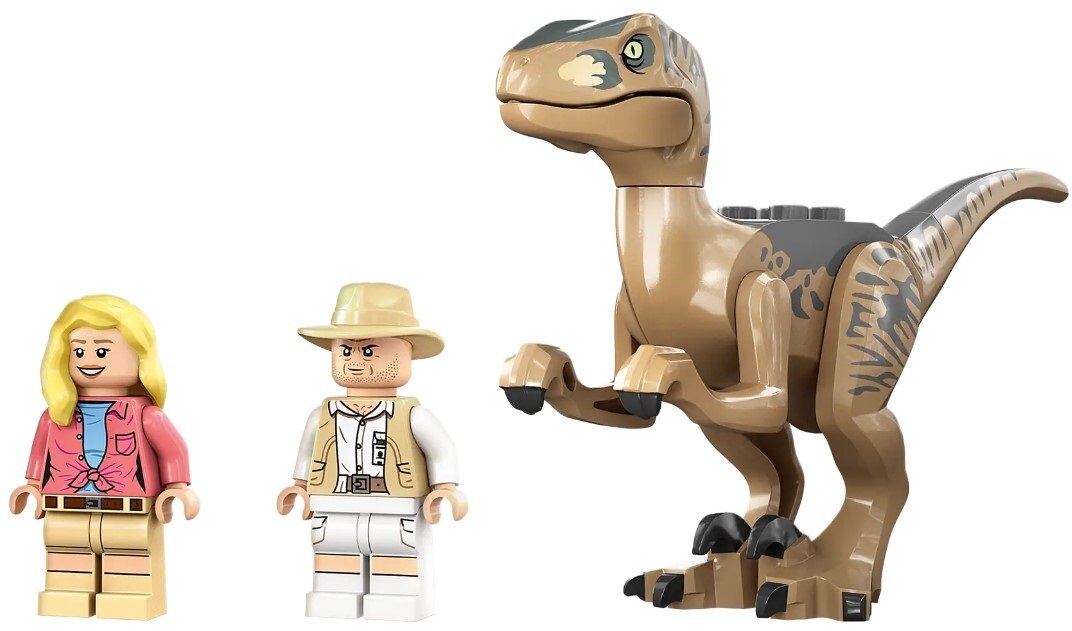 LEGO Jurassic World Velociraptor Escape 76957 Дитяча творчість Розваги Наука Розвиток Будівельні блоки Мініфігурки Якість Традиція Будівництво Наука Уява Ролі Якість Безпека Уява Будівництво Пристрасть Хобі Особливості Ручне застосування Конструктор LEGO