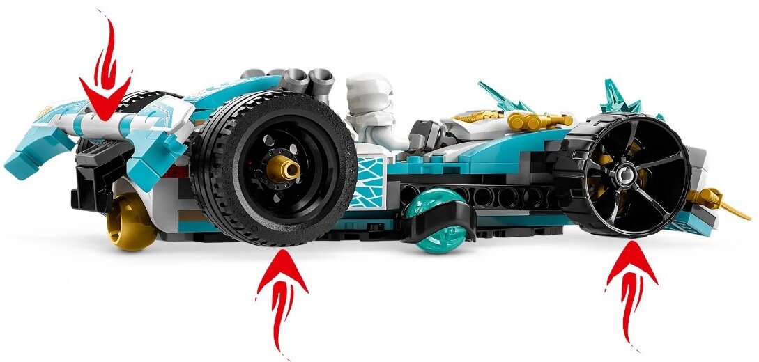 LEGO NINJAGO Smocza moc Zane’a — wyścigówka spinjitzu 71791 dziecko kreatywność zabawa nauka rozwój klocki figurki minifigurki jakość tradycja konstrukcja nauka wyobraźnia role jakość bezpieczeństwo wyobraźnia budowanie pasja hobby funkcje instrukcja aplikacja LEGO Builder