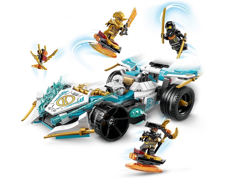 LEGO NINJAGO Smocza moc Zane’a — wyścigówka spinjitzu 71791 dziecko kreatywność zabawa nauka rozwój klocki figurki minifigurki jakość tradycja konstrukcja nauka wyobraźnia role jakość bezpieczeństwo wyobraźnia budowanie pasja hobby funkcje instrukcja aplikacja LEGO Builder