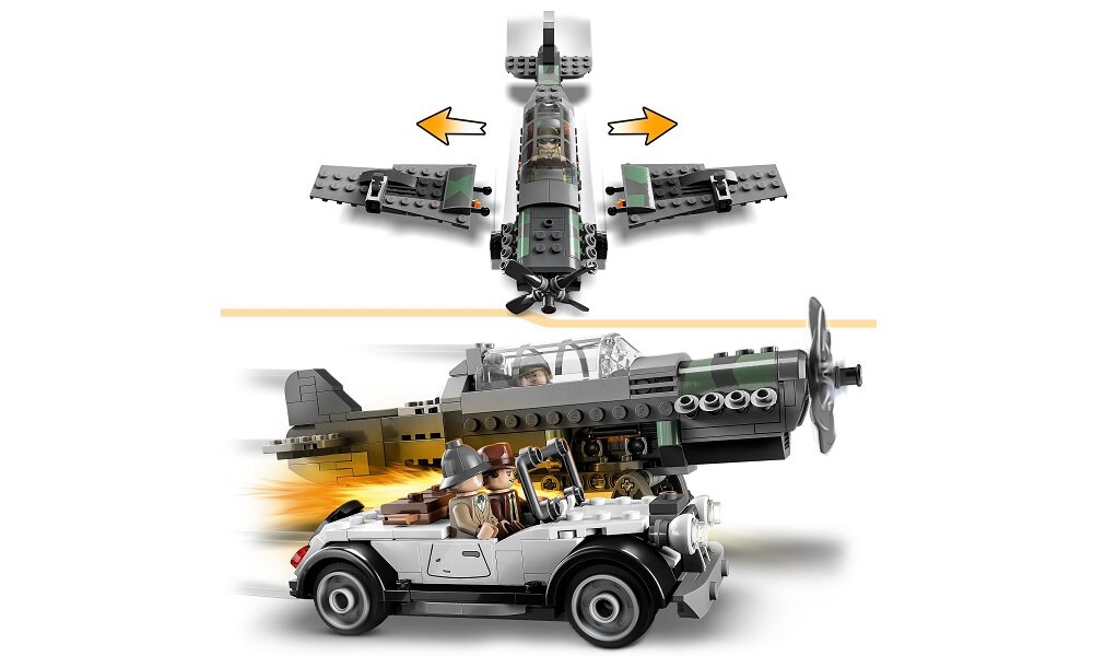 LEGO Indiana Jones Pościg myśliwcem 77012 dziecko kreatywność zabawa nauka rozwój klocki figurki minifigurki jakość tradycja konstrukcja nauka wyobraźnia role jakość bezpieczeństwo wyobraźnia budowanie pasja hobby funkcje instrukcja aplikacja LEGO Builder
