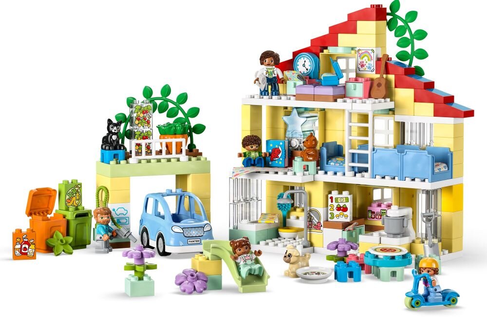 LEGO DUPLO Dom rodzinny 3w1 10994 klocki elementy zabawa łączenie figurki akcesoria figurka zestaw