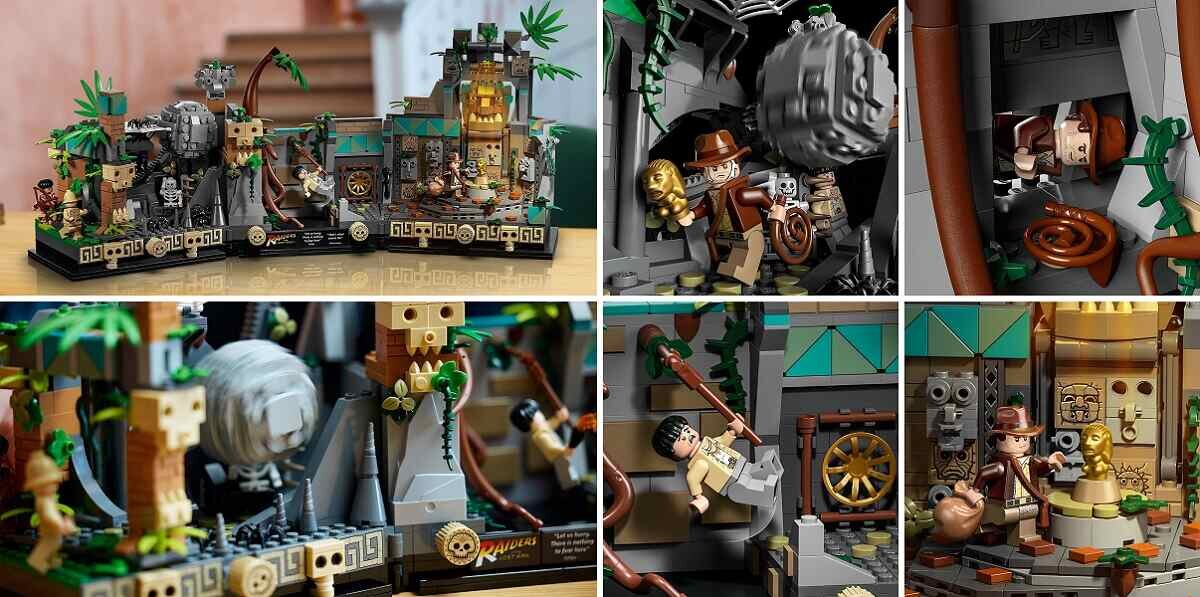 LEGO Indiana Jones Świątynia złotego posążka 77015 dziecko kreatywność zabawa nauka rozwój klocki figurki minifigurki jakość tradycja konstrukcja nauka wyobraźnia role jakość bezpieczeństwo wyobraźnia budowanie pasja hobby funkcje instrukcja aplikacja LEGO Builder