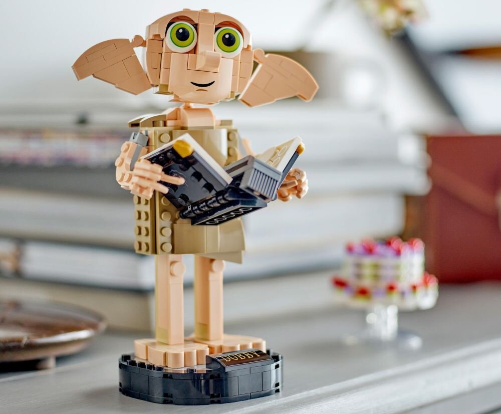 LEGO Harry Potter Skrzat domowy Zgredek 76421 klocki elementy zabawa łączenie figurki akcesoria figurka zestaw
