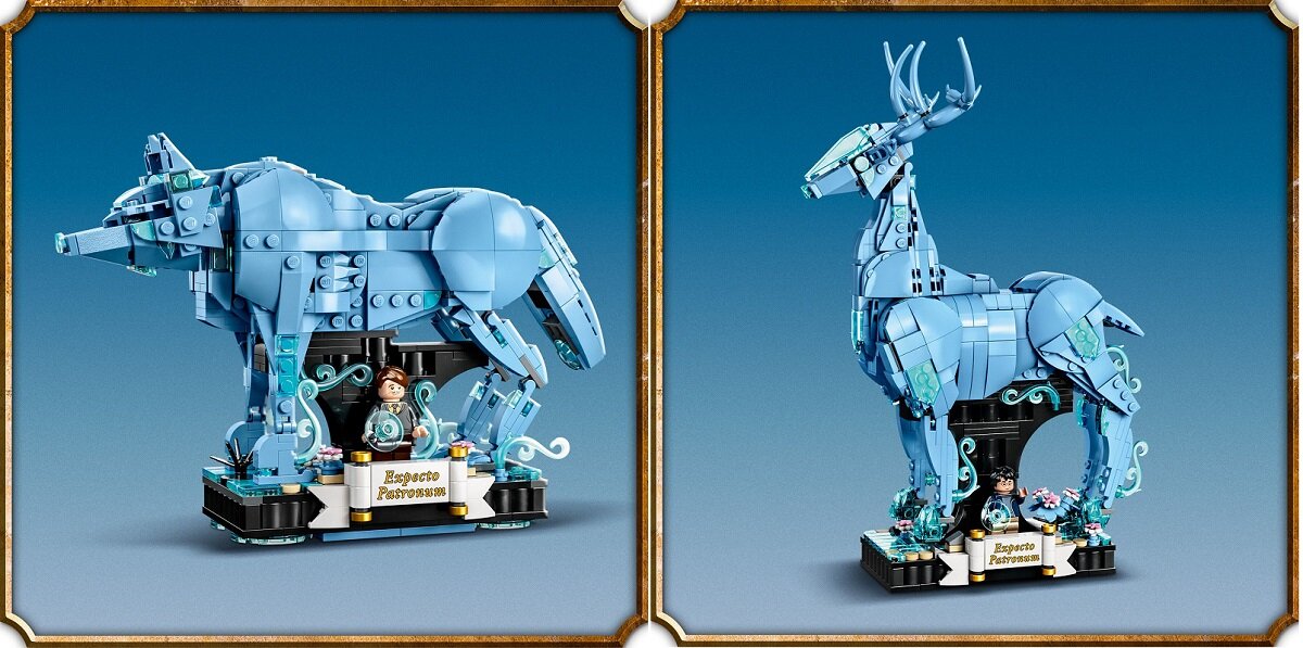 LEGO Harry Potter Expecto Patronum 76414 dziecko kreatywność zabawa nauka rozwój klocki figurki minifigurki jakość tradycja konstrukcja nauka wyobraźnia role jakość bezpieczeństwo wyobraźnia budowanie pasja hobby funkcje instrukcja aplikacja LEGO Builder