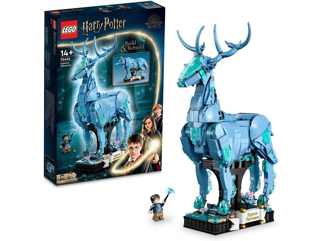 LEGO Harry Potter Expecto Patronum 76414 дитяча творчість веселощі навчання розвиток будівельні блоки мініфігурки якість традиція будівництво наука уява ролі якість безпека уява будівництво пристрасть хобі функції ручне застосування LEGO Builder