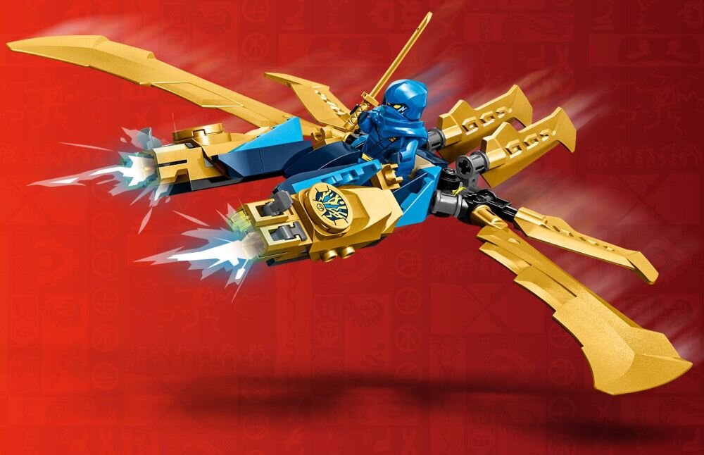 LEGO NINJAGO Smok żywiołu kontra mech cesarzowej 71796 klocki elementy zabawa łączenie figurki akcesoria figurka zestaw